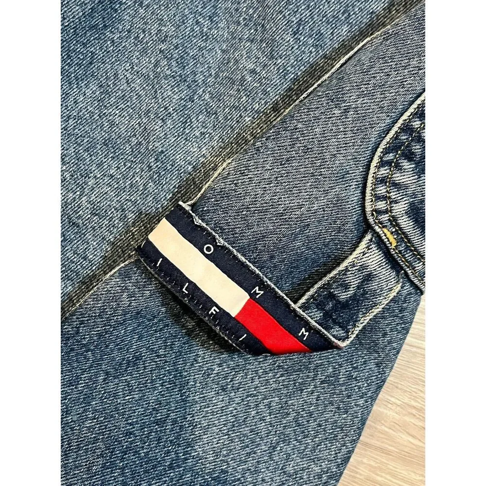 Vintage‎ Tommy Hilfiger Jean Shorts Carpenter Denim Jorts Y2K Men's 40